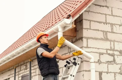 Pose et remplacement de gouttières à Marest